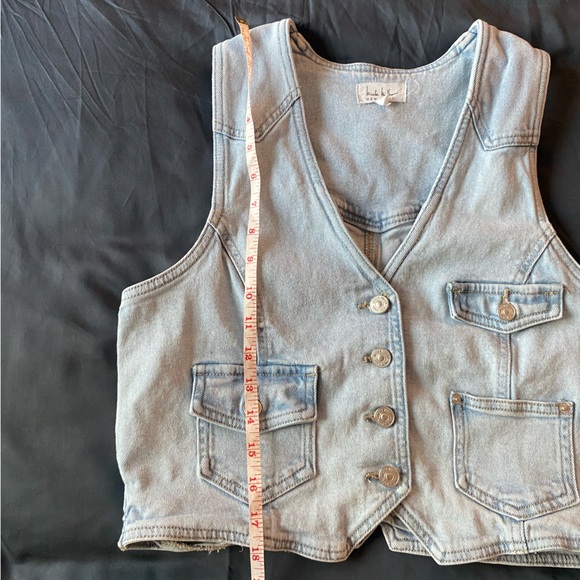 Nicole Miller Jean Vest - Picture 7 of 11